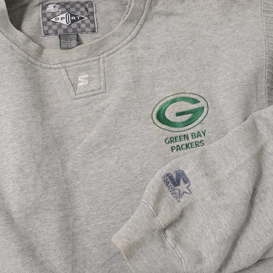 Vintage Starter Greenbay Packers Sweater Large 