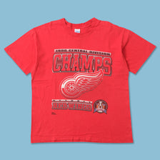 Vintage 1996 Detroit Red Wings T-Shirt Large 