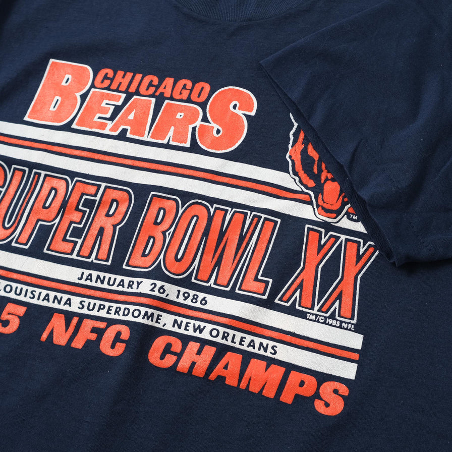 Vintage 1986 Chicago Bears T-Shirt Small 