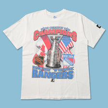 Vintage 1994 Starter New York Rangers T-Shirt Medium 