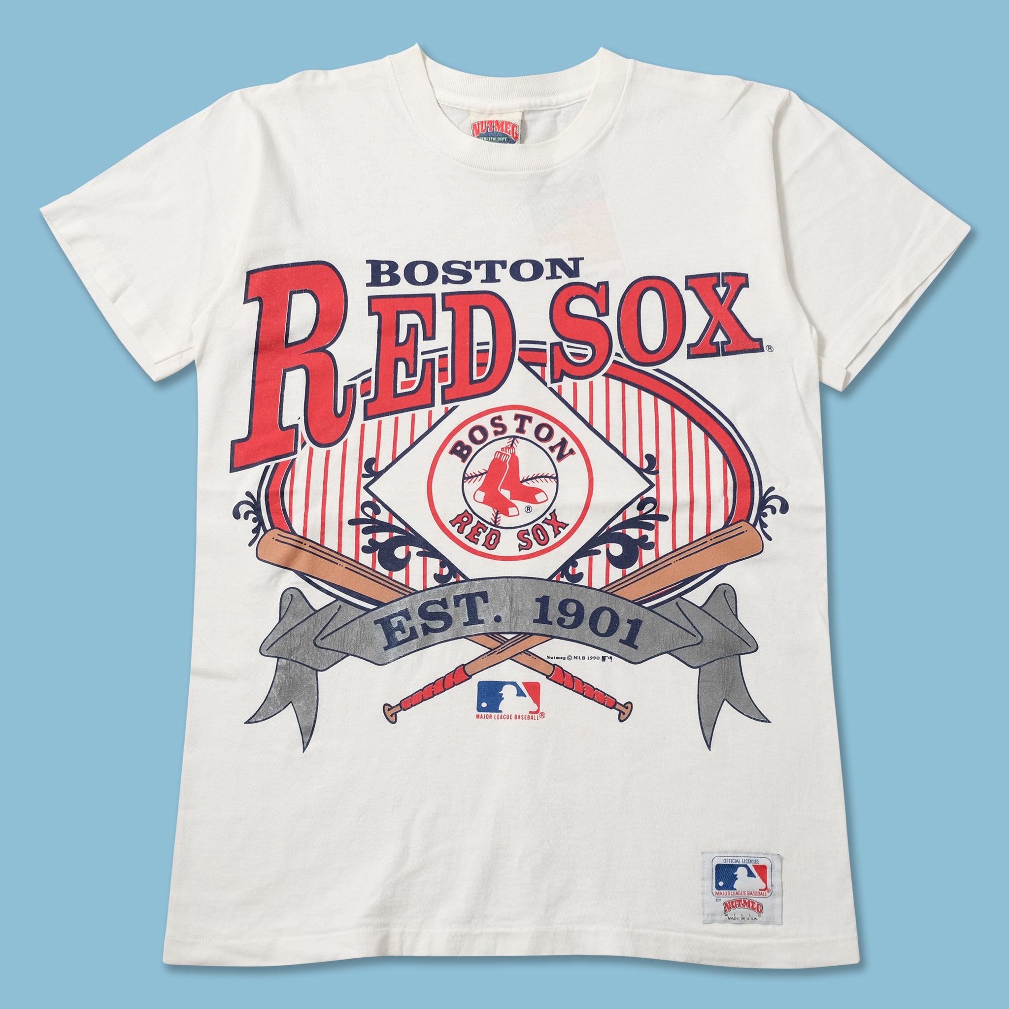 Boston Red Sox T Shirt Vintage 1990 Baseball MLB