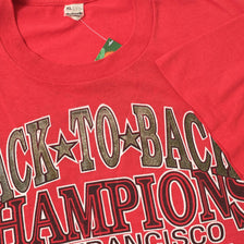 Vintage 1990 San Franciso 49ers T-Shirt Medium