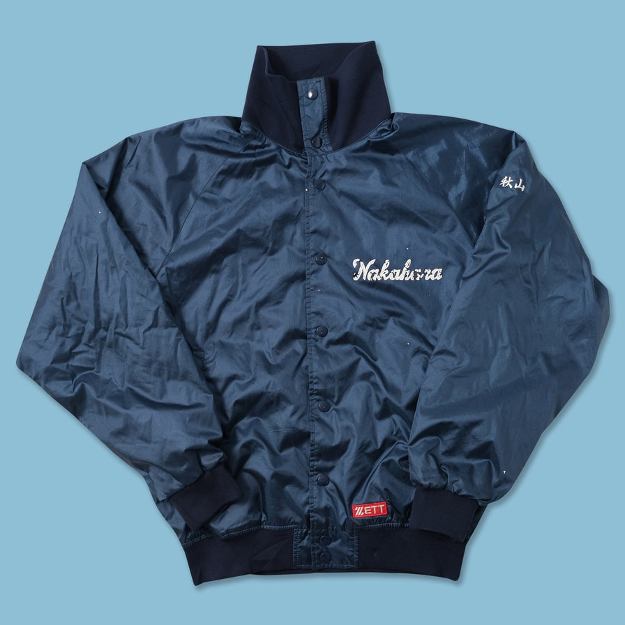 Vintage Satin College Jacket Medium 