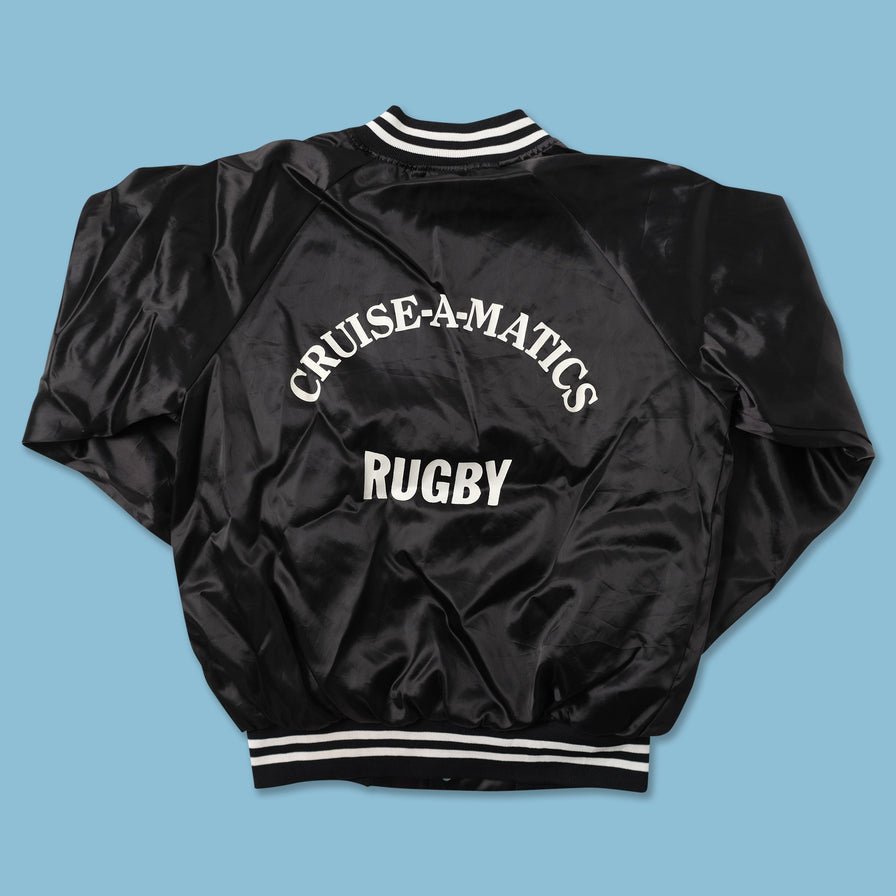 Vintage Satin College Jacket Medium 