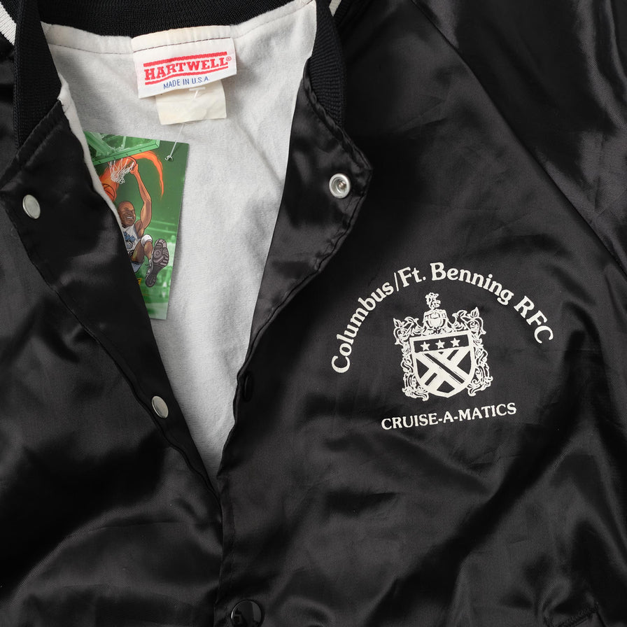 Vintage Satin College Jacket Medium 