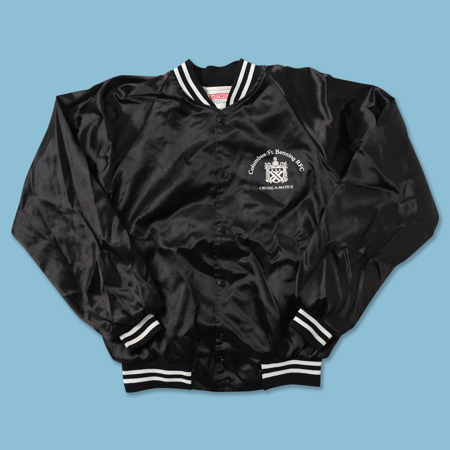 Vintage Satin College Jacket Medium 