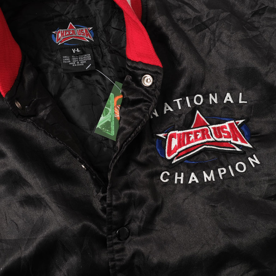 Vintage Satin College Women's Jacket Small 