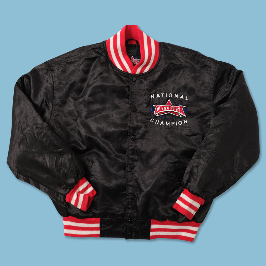 Vintage Satin College Women's Jacket Small 