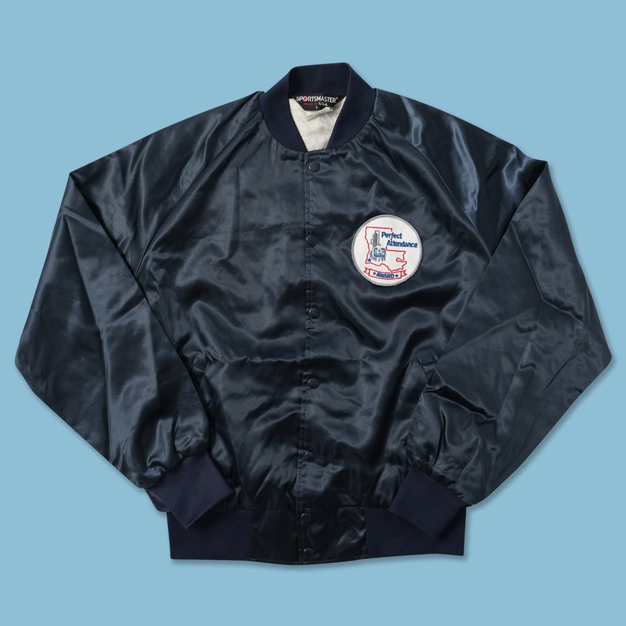 Vintage Satin College Jacket Large 
