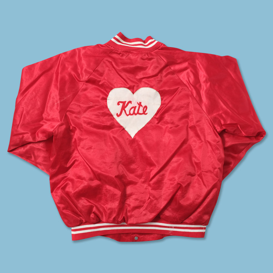 Vintage Satin College Jacket Medium 