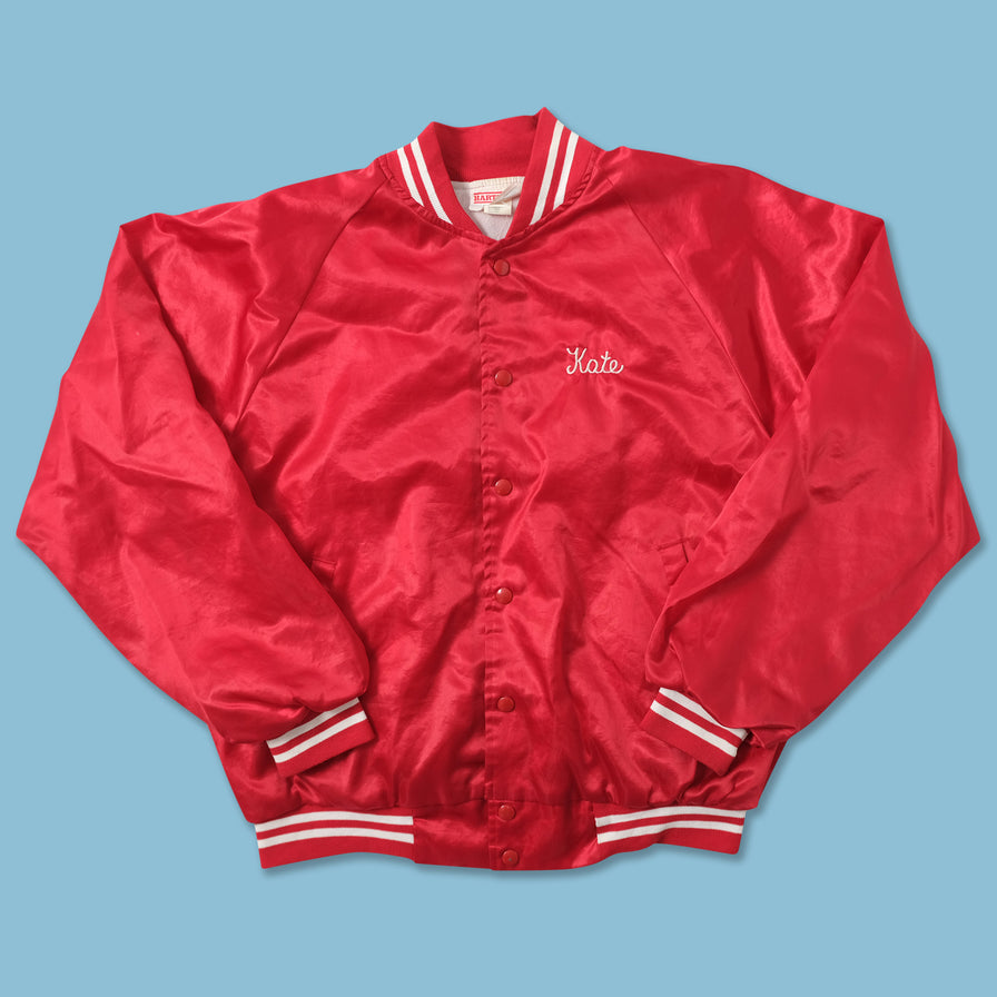 Vintage Satin College Jacket Medium 