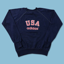 Vintage Women's adidas USA Sweater Small 