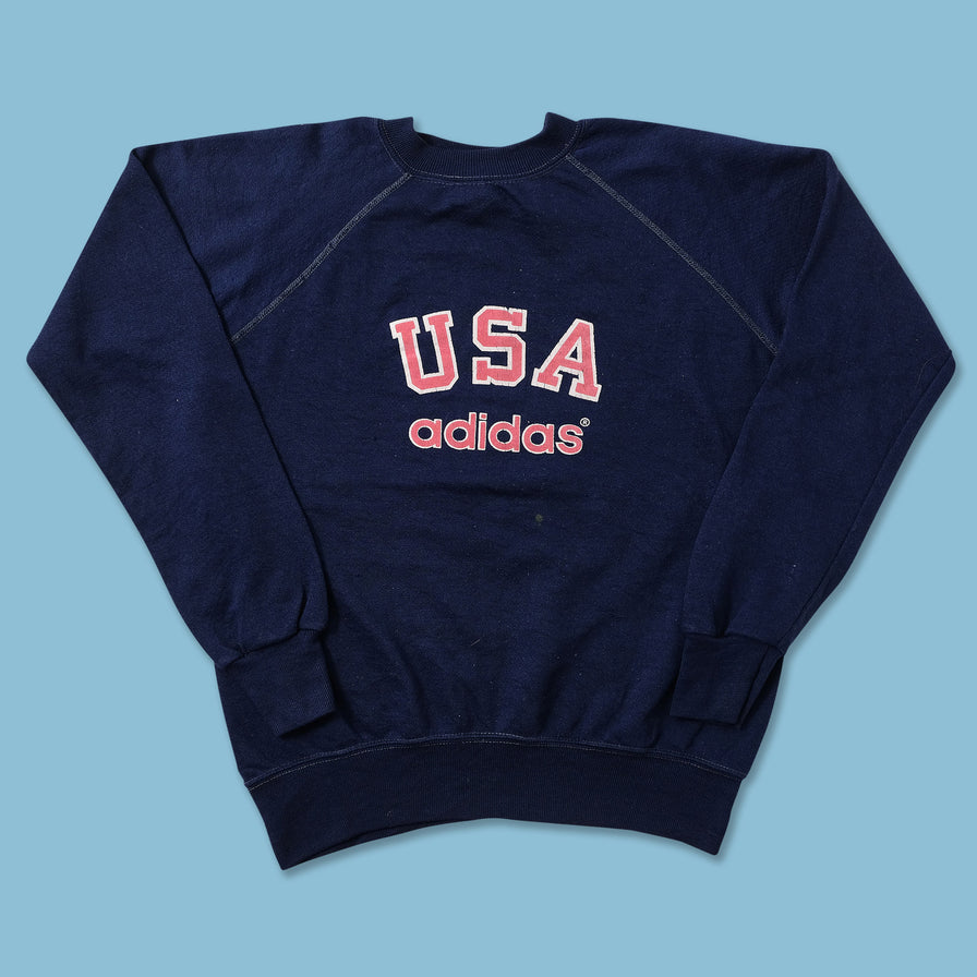 Vintage Women's adidas USA Sweater Small 