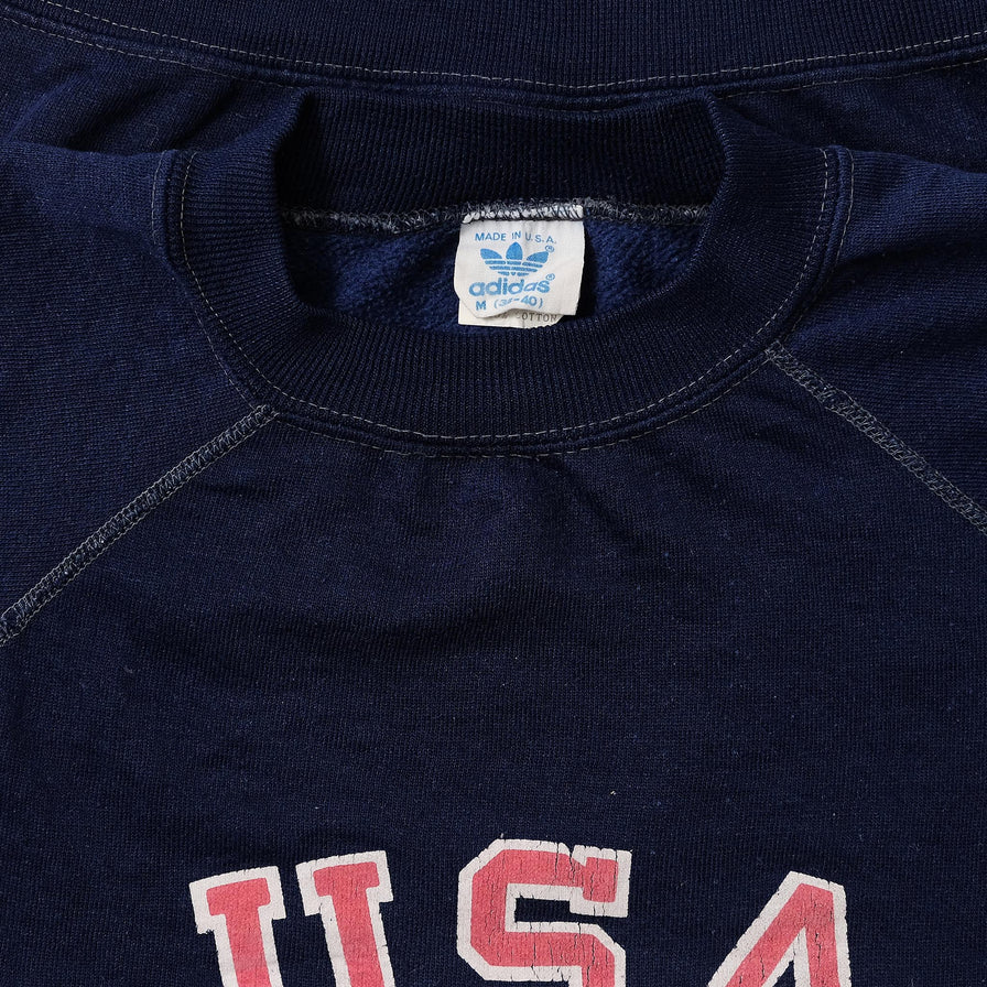 Vintage Women's adidas USA Sweater Small 
