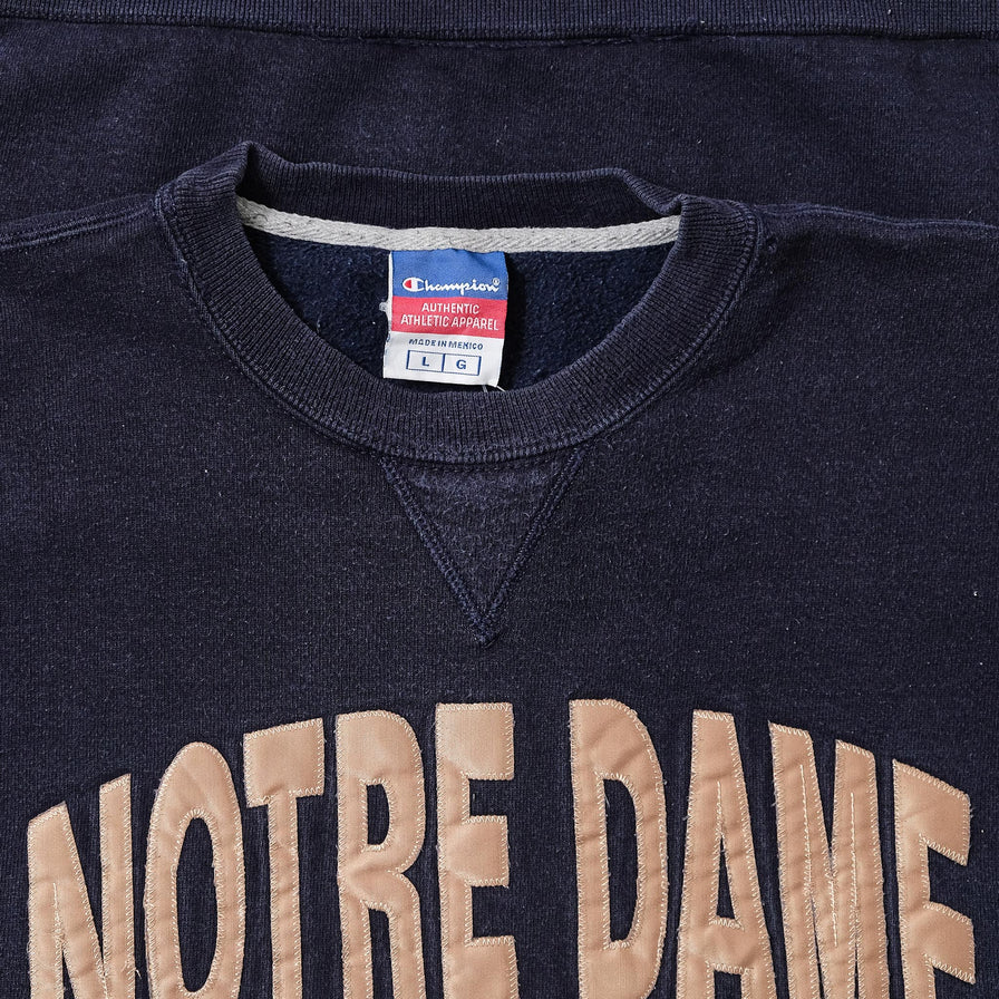 Vintage Champion Notre Dame Sweater Medium 