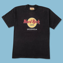 Vintage Hard Rock Cafe Stockholm T-Shirt Small 