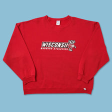Vintage Russell Athletic Wisconsin Badgers Sweater Large 