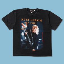 Vintage Women's Kurt Cobain T-Shirt Small 