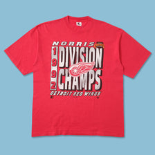1992 Starter Detroit Red Wings T-Shirt XLarge 