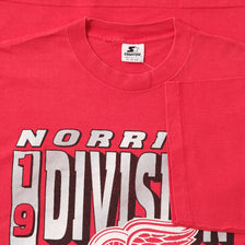 1992 Starter Detroit Red Wings T-Shirt XLarge 