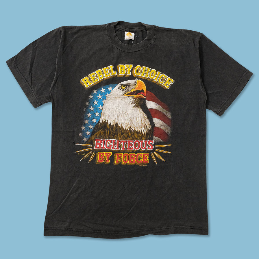 Vintage Rebel By Choice Eagle T-Shirt Medium 