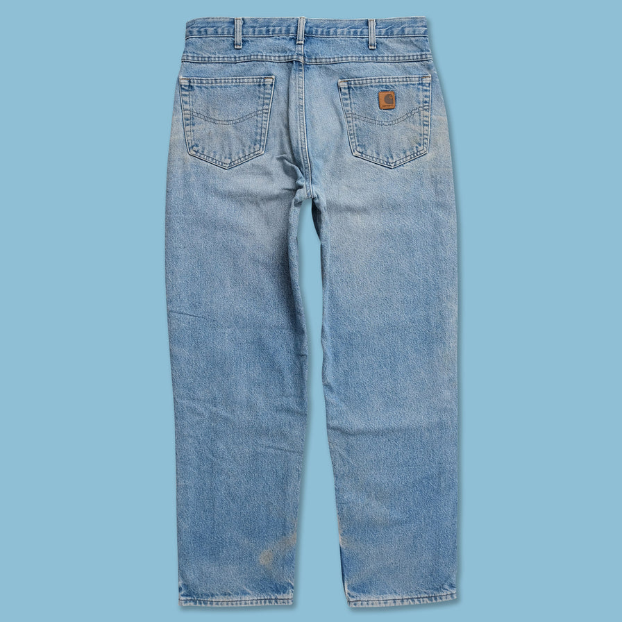 Vintage Carhartt Lined Denim Pants 35x32 