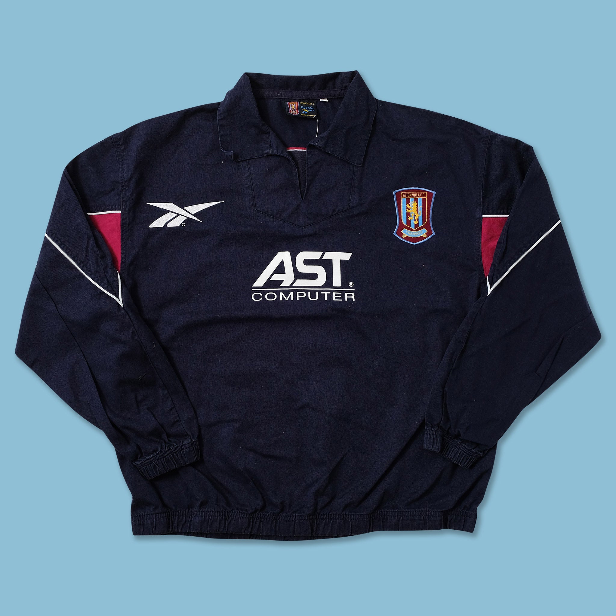 Vintage Reebok Aston Villa Pullover Large | Double Double