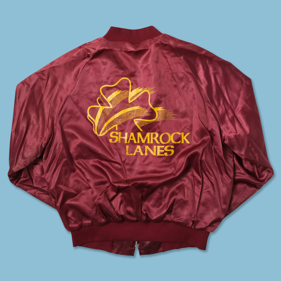 Vintage Satin College Jacket Large 