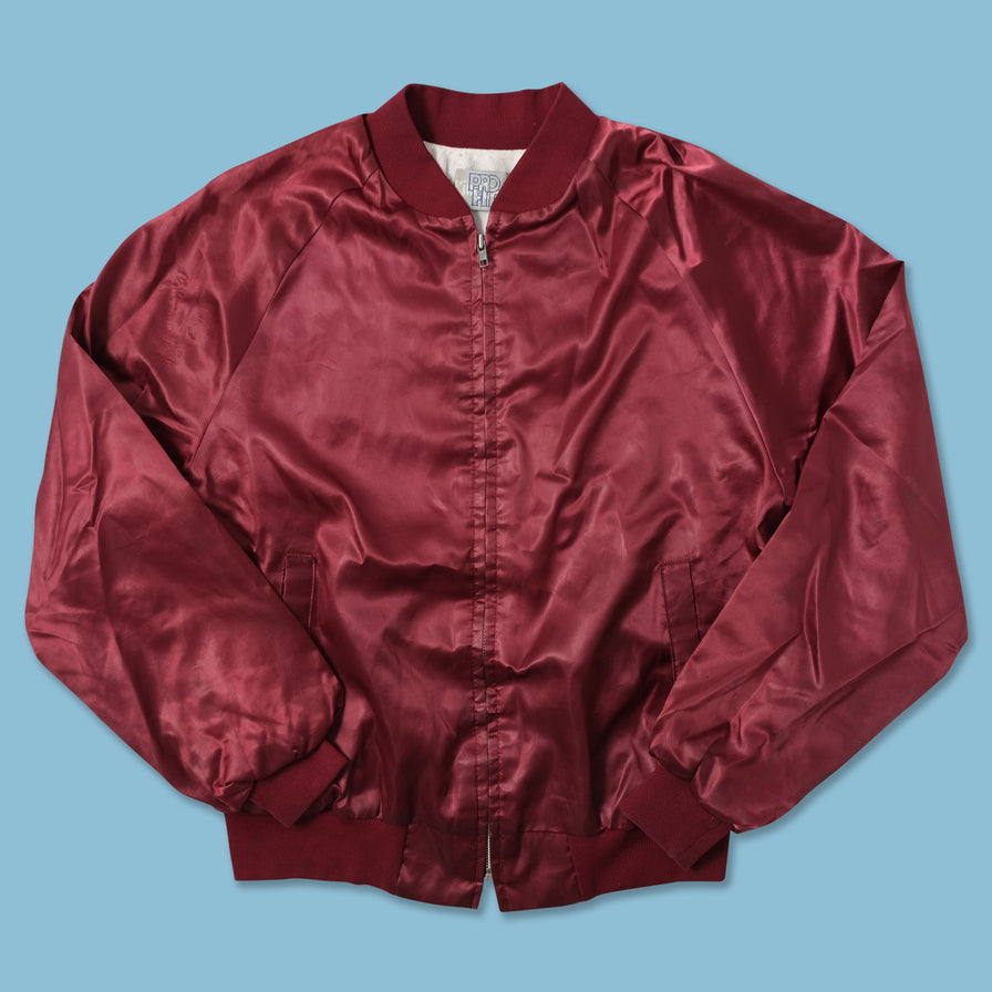 Vintage Satin College Jacket Large 