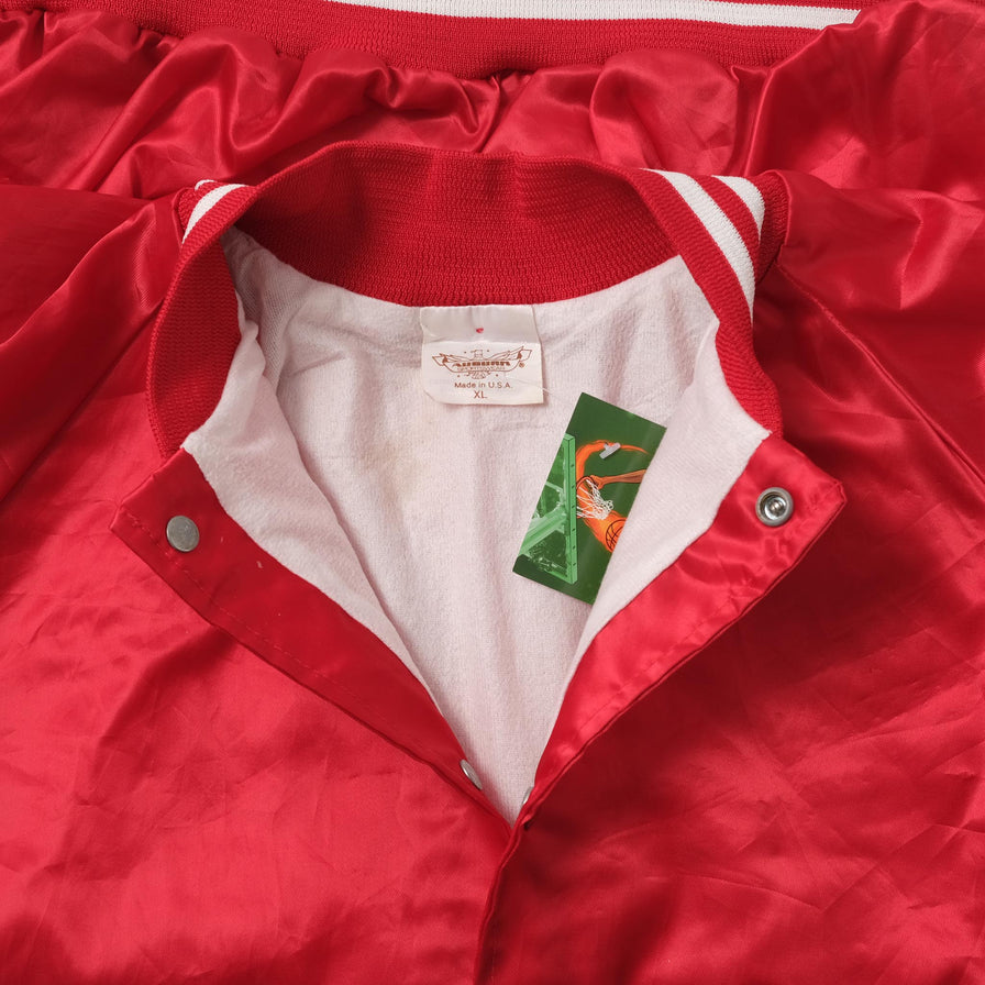 Vintage Satin College Jacket XLarge 