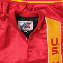 Vintage US Marines College Jacket Large 