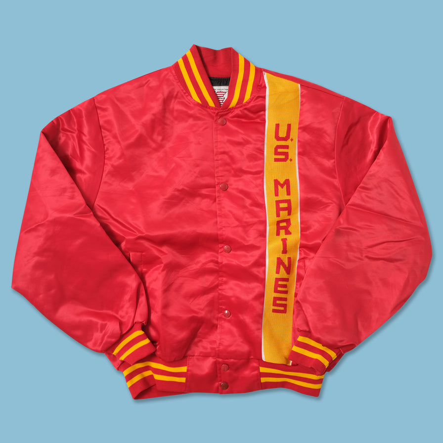 Vintage US Marines College Jacket Large 