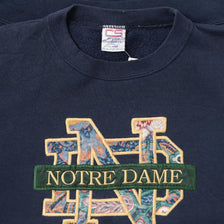 Vintage Notre Dame Sweater XLarge 