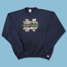 Vintage Notre Dame Sweater XLarge 