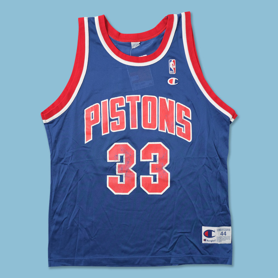 Vintage Champion Detroit Pistons Jersey Medium 