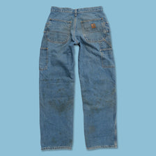 Vintage Carhartt Fleece Lined Denim Pants 31x32 