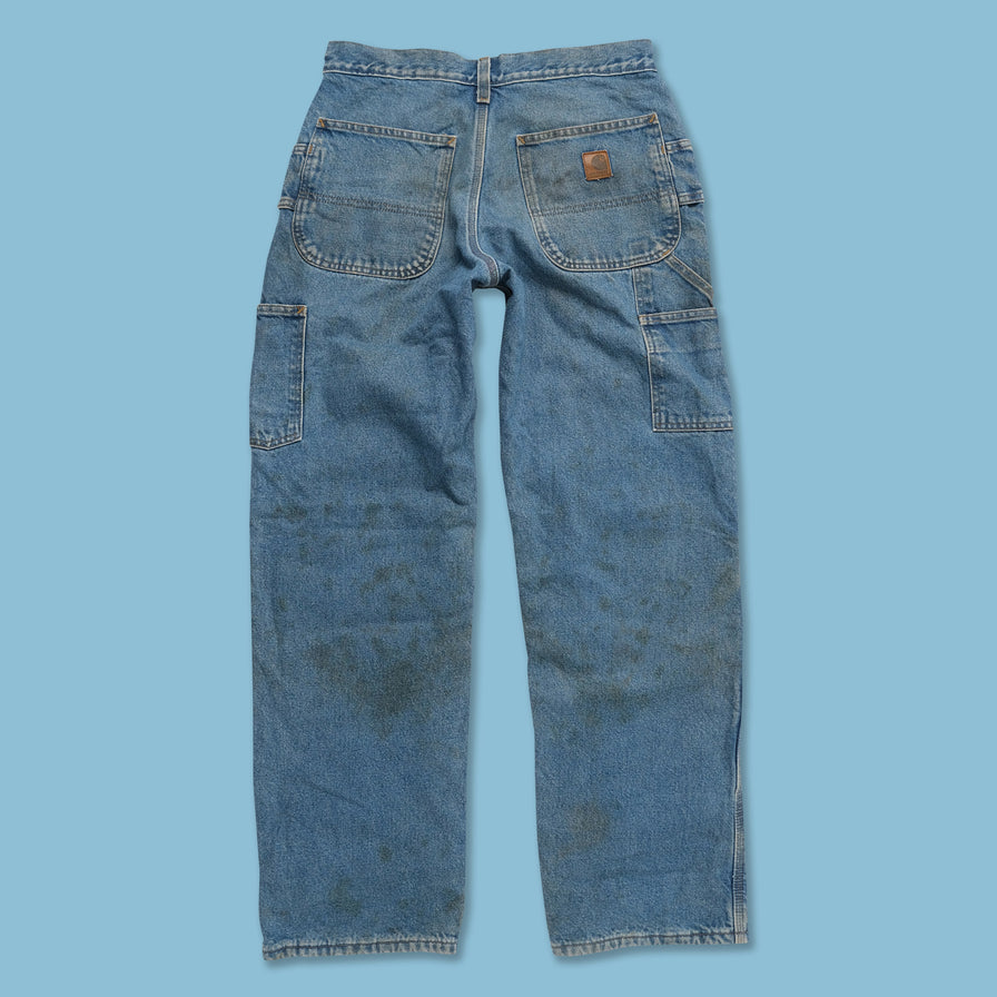 Vintage Carhartt Fleece Lined Denim Pants 31x32 
