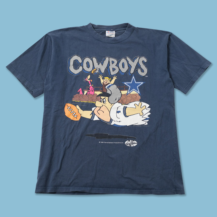 Vintage 1994 Dallas Cowboys Flintstones T-Shirt XLarge 