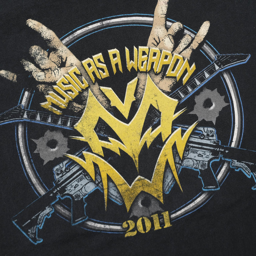 2011 Music as a Weapon T-Shirt XLarge 