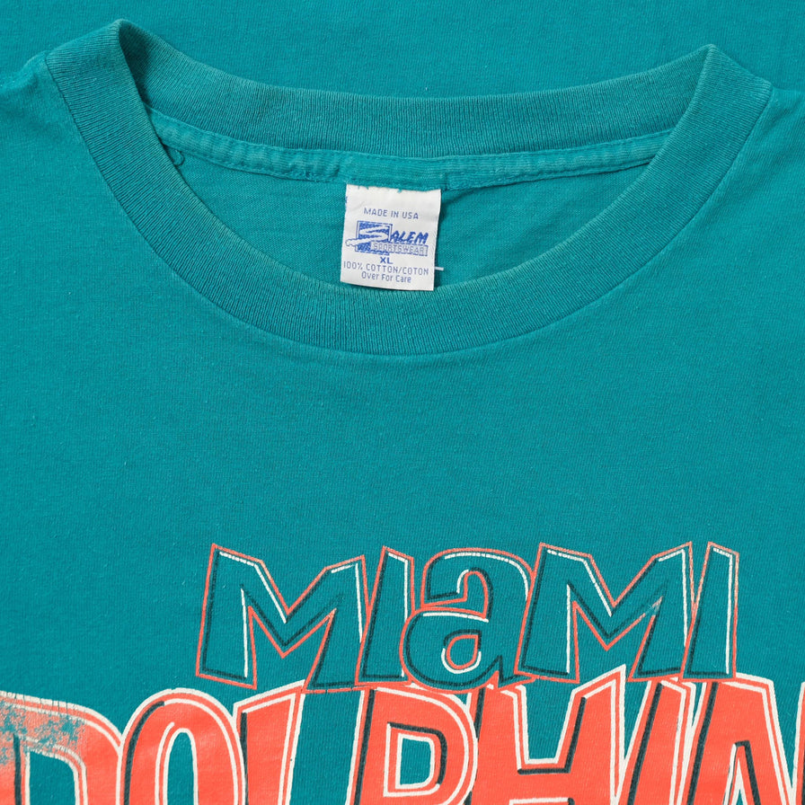 Vintage 1993 Miami Dolphins T-Shirt XLarge 