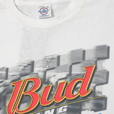Vintage Bud Racing T-Shirt XLarge 