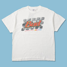 Vintage Bud Racing T-Shirt XLarge 