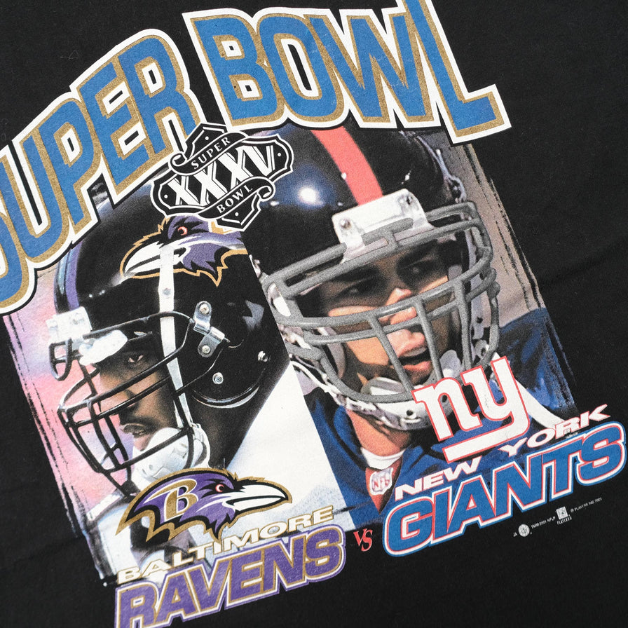 Vintage 2001 Super Bowl T-Shirt XLarge 