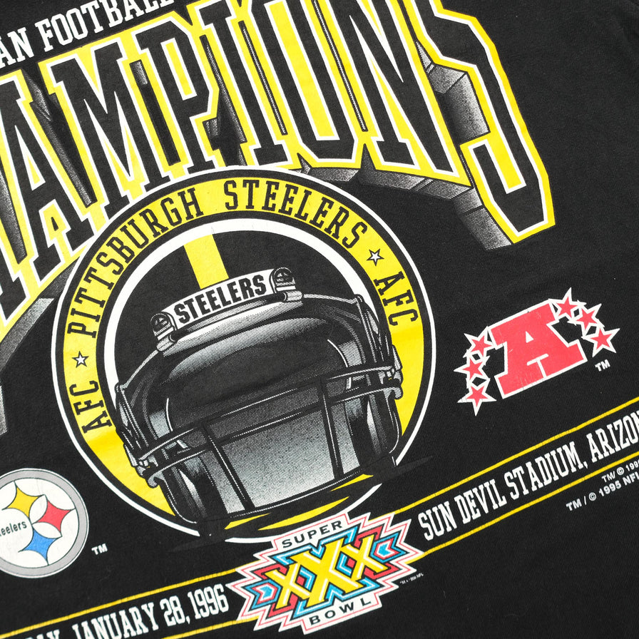 Vintage 1995 Pittsburgh Steelers T-Shirt Large 