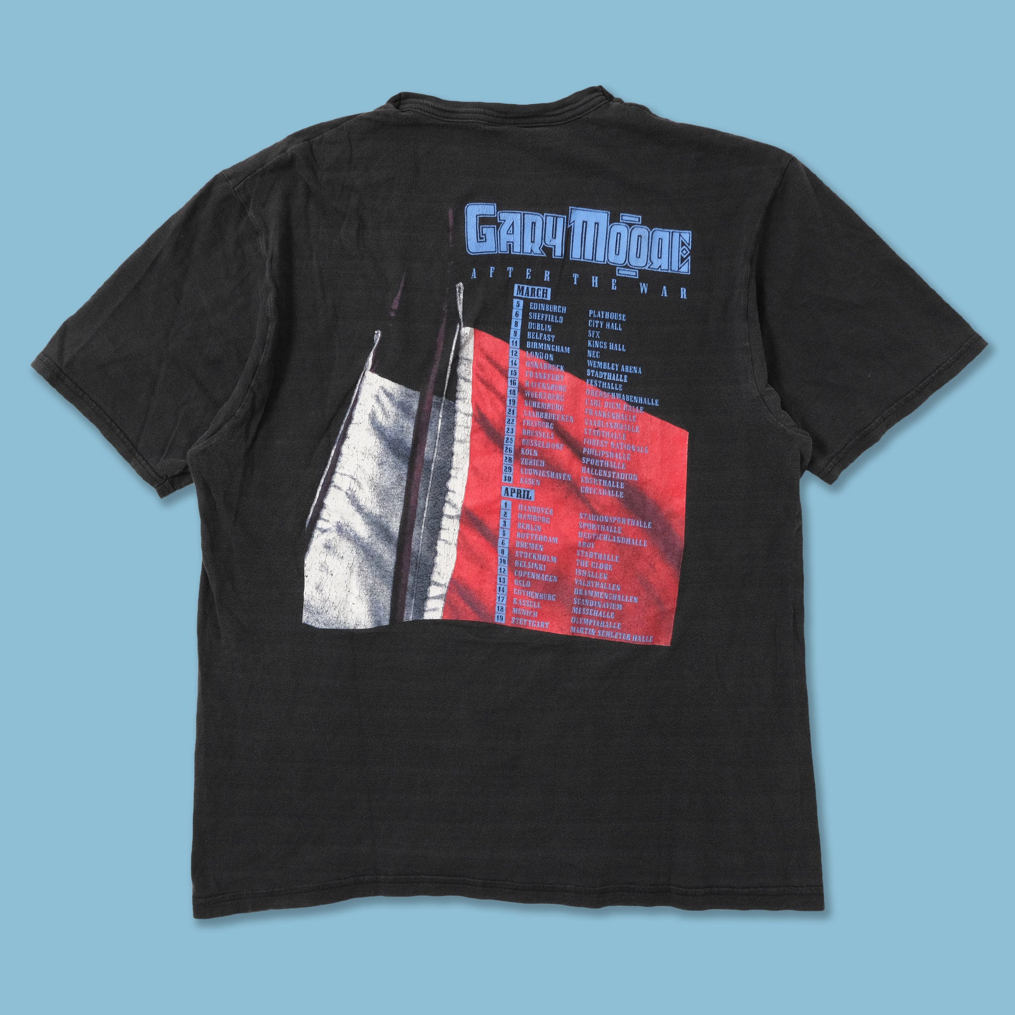 Vintage Gary Moore After the War T-Shirt Medium | Double