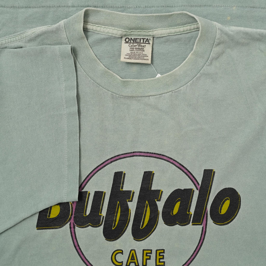 Vintage Buffalo Cafe T-Shirt XLarge 