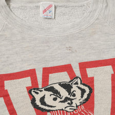 Vintage 1988 Wiscosin Badgers Sweater Medium 
