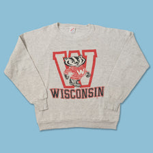 Vintage 1988 Wiscosin Badgers Sweater Medium 