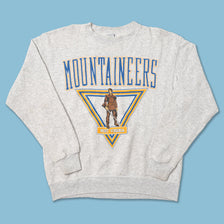 Vintage West Virginia Mountaineers Sweater Large 