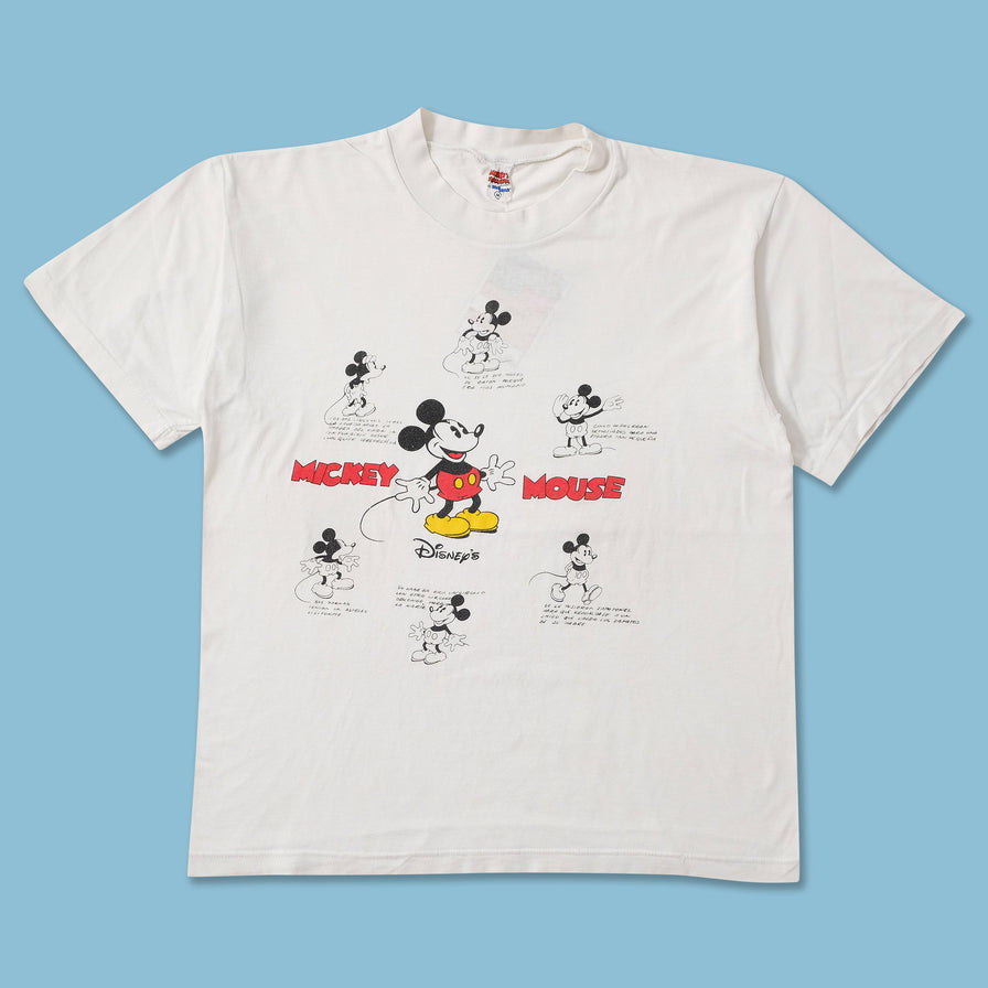 Vintage Women's Mickey Mouse T-Shirt Medium 